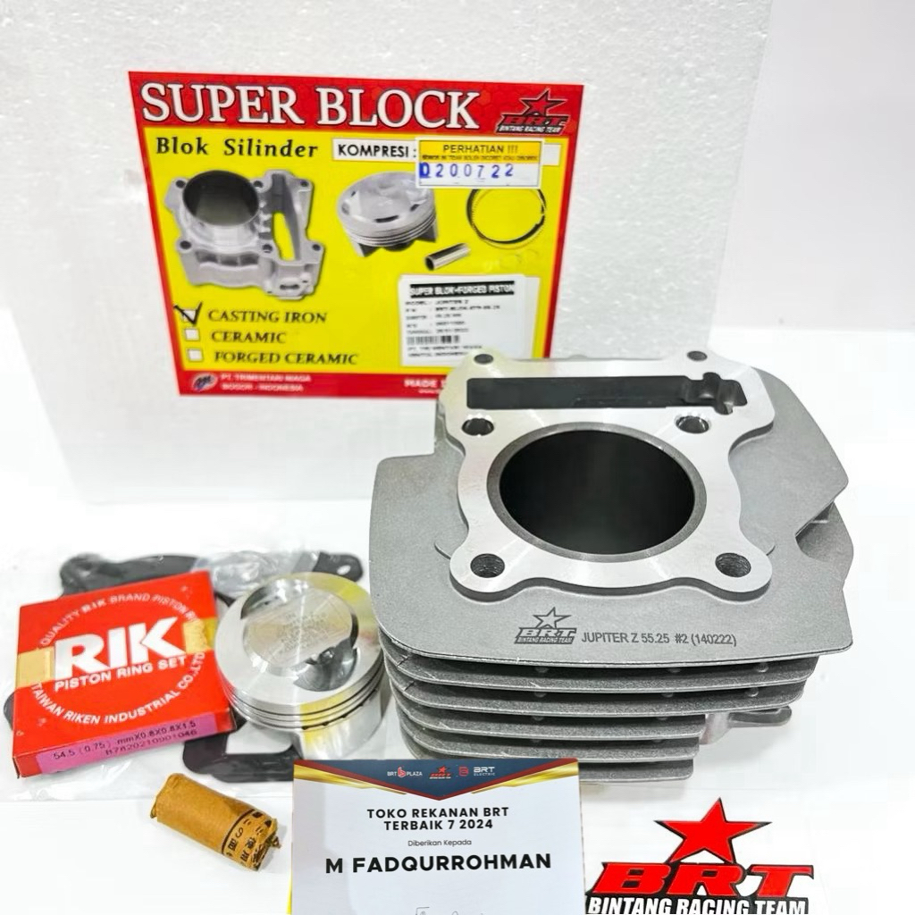 BLOK BRT PISTON BRT JUPITER Z BRT VEGA R