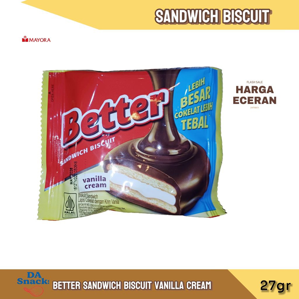 

[Eceran] Better Sandwich Biscuit / Better biskuit