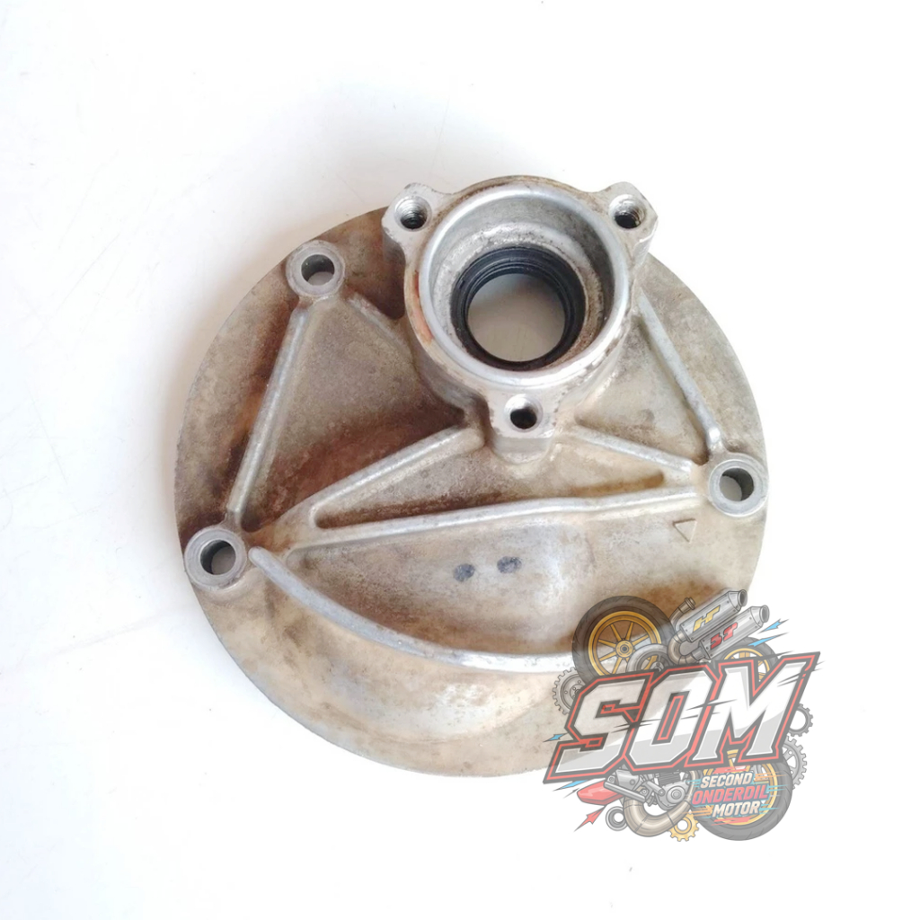 DUDUKAN SPUL TUTUP POMPA OLI MIO M3 MIO Z 125 ORIGINAL BEKAS TATAKAN SPUL MIO M3 SEKEN ORIGINAL