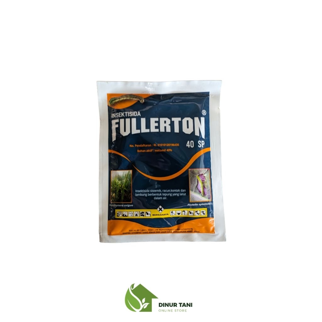 Fullerton 40SP Metomil 100 gram untuk ulat pada tanaman padi, jagung, cabai