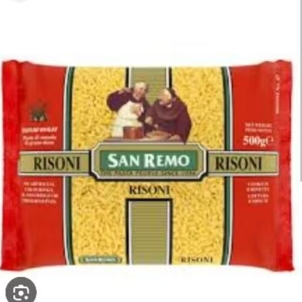 

San remo risoni 500 gr/pasta
