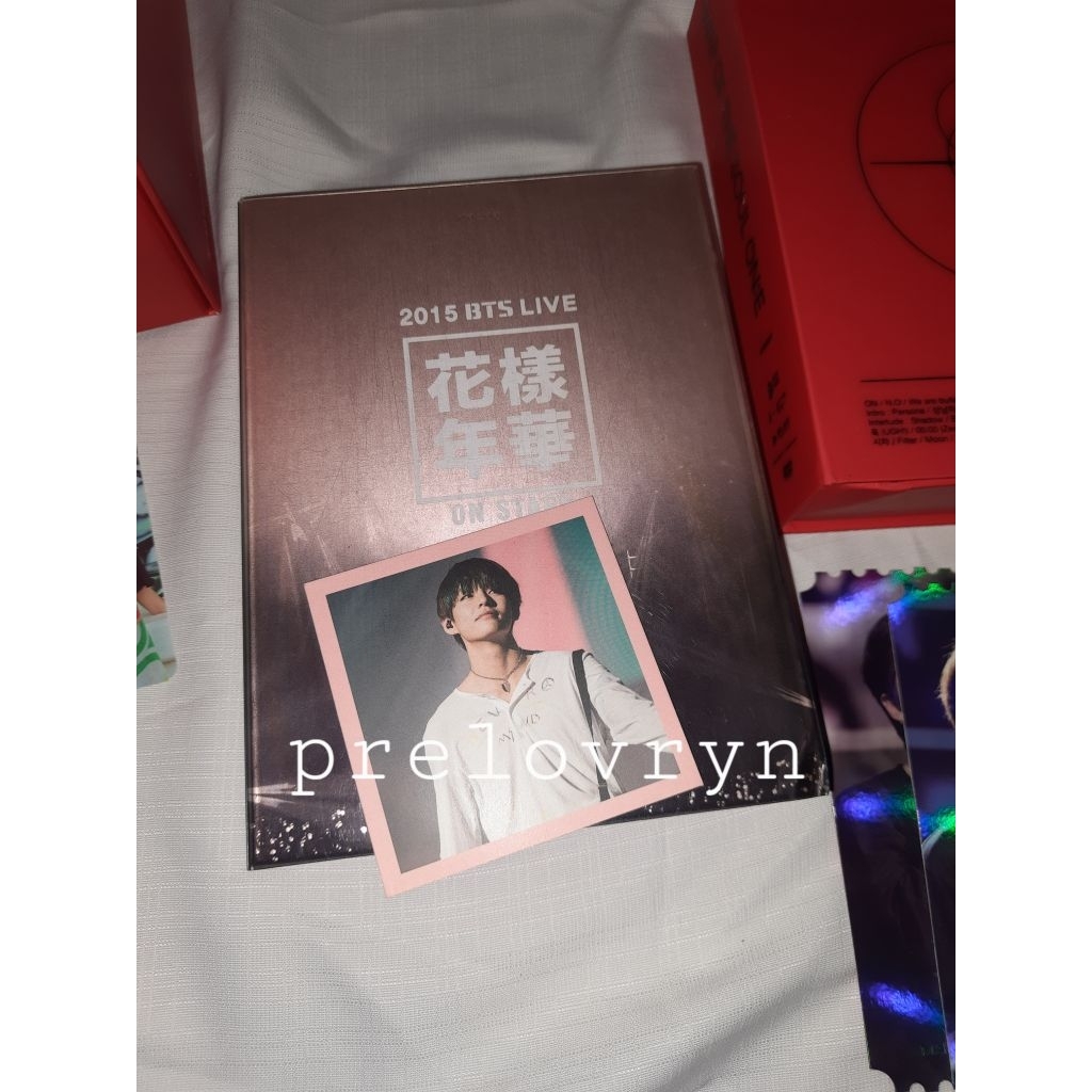 ready ina - bts dvd hyyh on stage 2015 photocard taehyung polaroid pola v album mots one holo