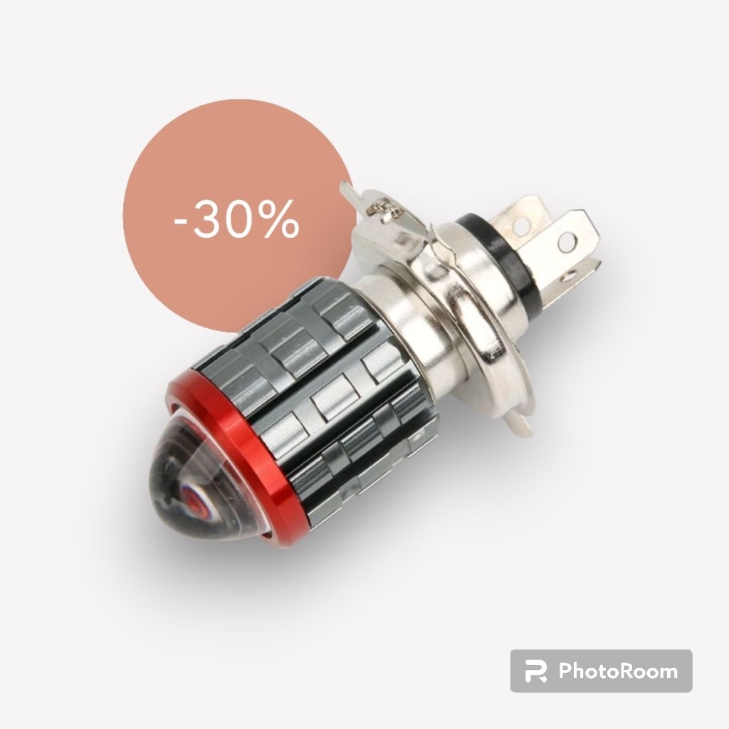 LAMPU DEPAN LED H4 LASER PREMIUM/HEADLAMP H4 LED LASER/LAMPU DEPAN