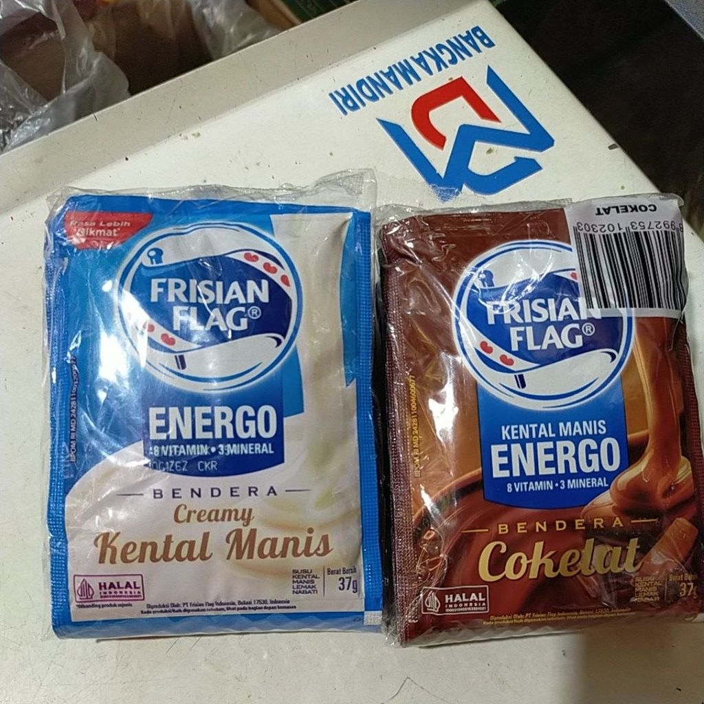 

susu saset bendera [Frisian flag] kental manis