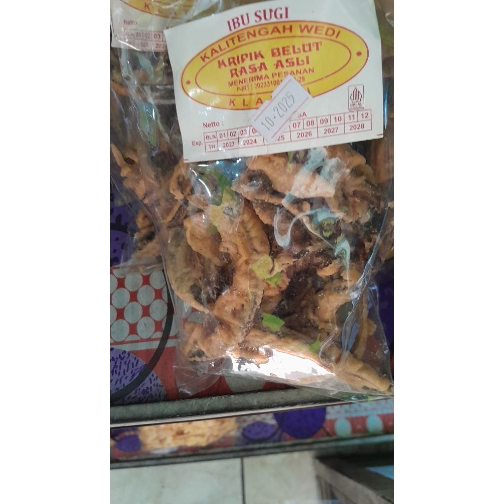 

kripik belut enak gurih dan renyah