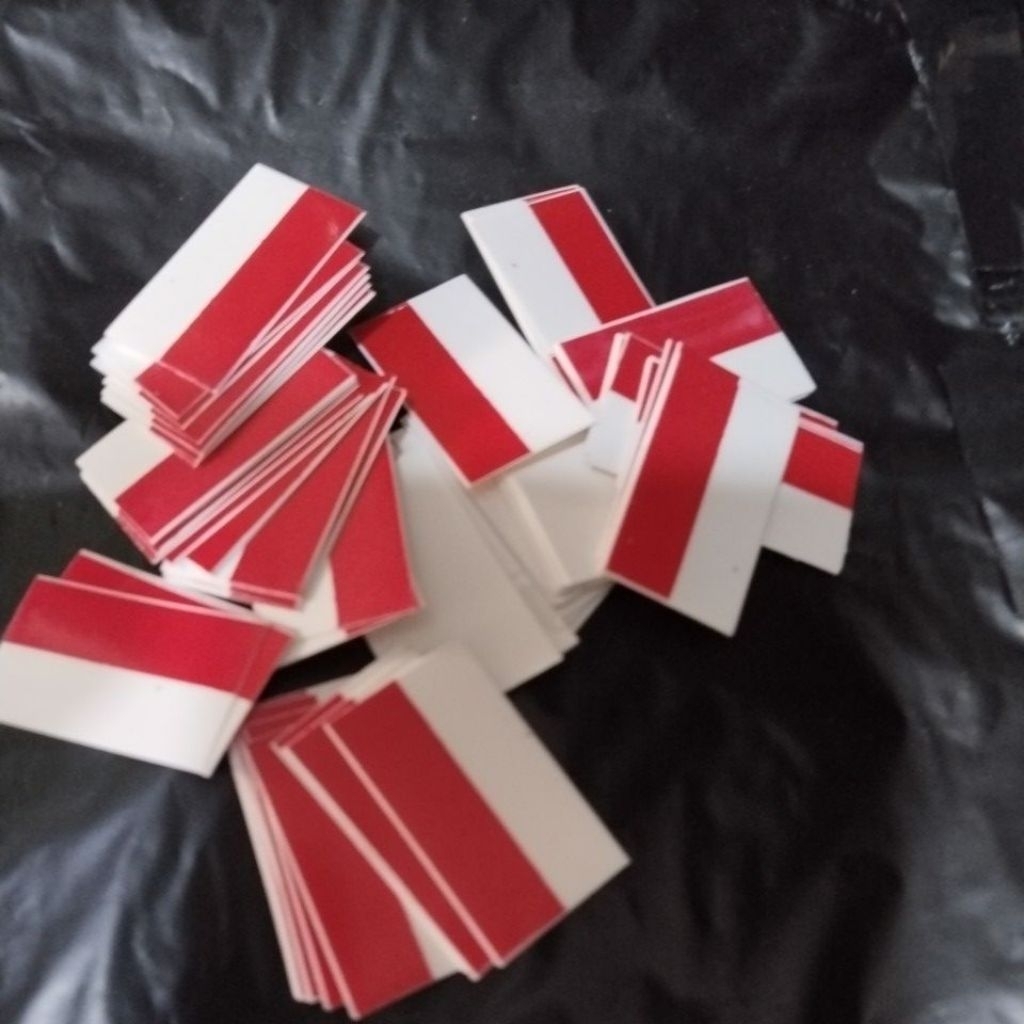

(ISI 5 PCS)STICKER PIPI/STIKER PIPI MERAH PUTIH