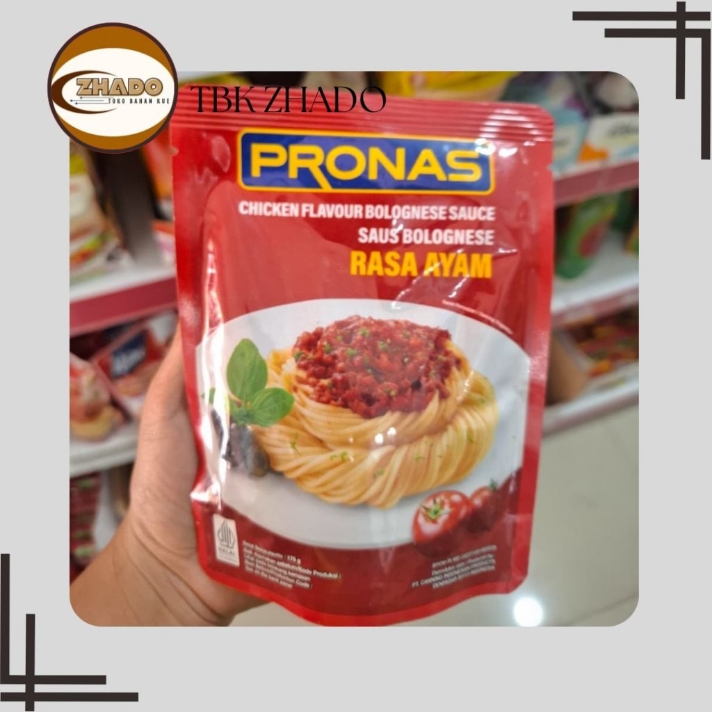 

PRONAS Bolognese Chicken Pouch 315gr Saus Spagheti dengan Daging Ayam