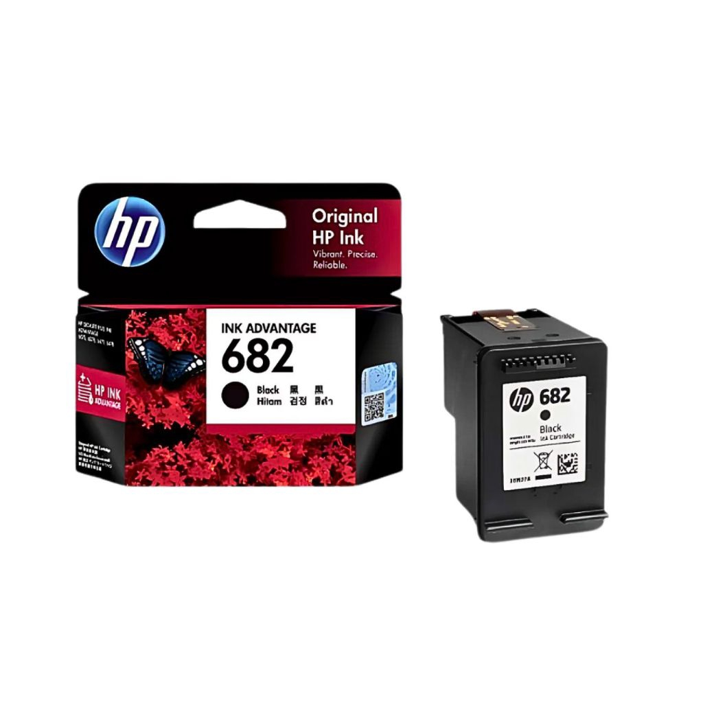 TINTA HP 682 BLACK / TINTA 682 HITAM / CATRIDGE HP 682 BLACK / TINTA COMPUTER 682