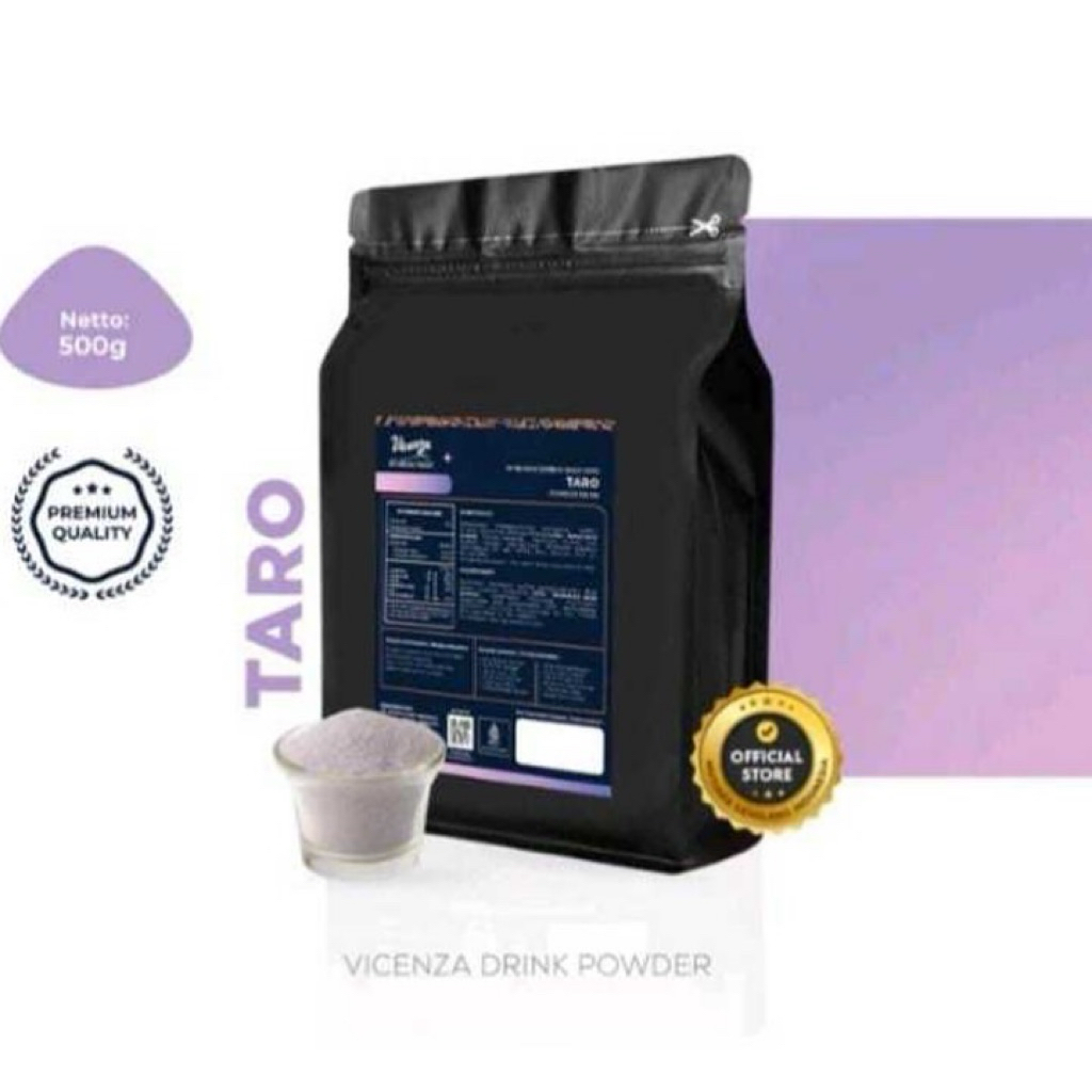 

Vicenza Powder Taro 500gr / Bubuk Minuman