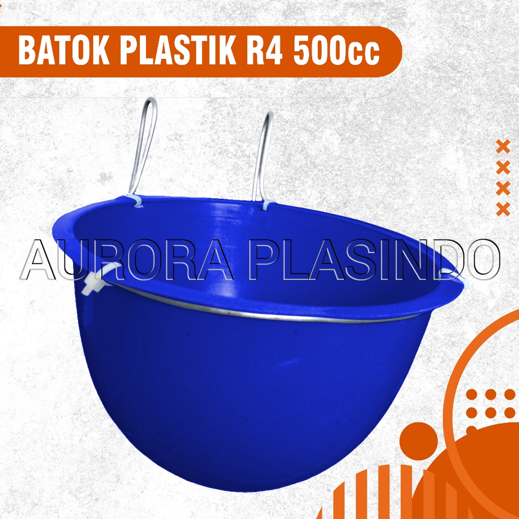BATOK PLASTIK / WADAH pakan ayam / TEMPAT pakan ayam
