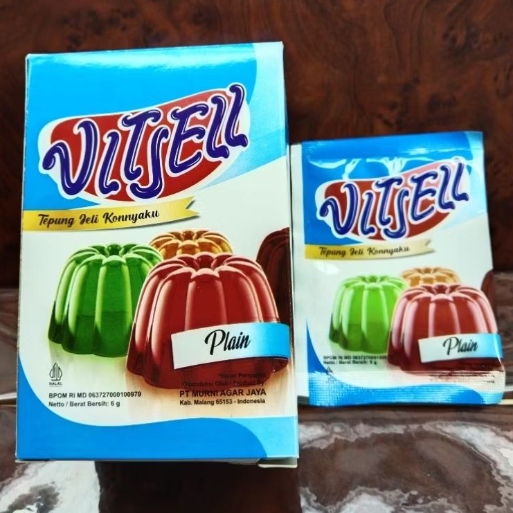 

JELLY PLAIN VITJELL 6gr ISI 12( 1 KOTAK)