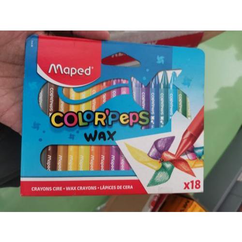

WAX CRAYON MAXI SET 12/ SET 18 MAPED