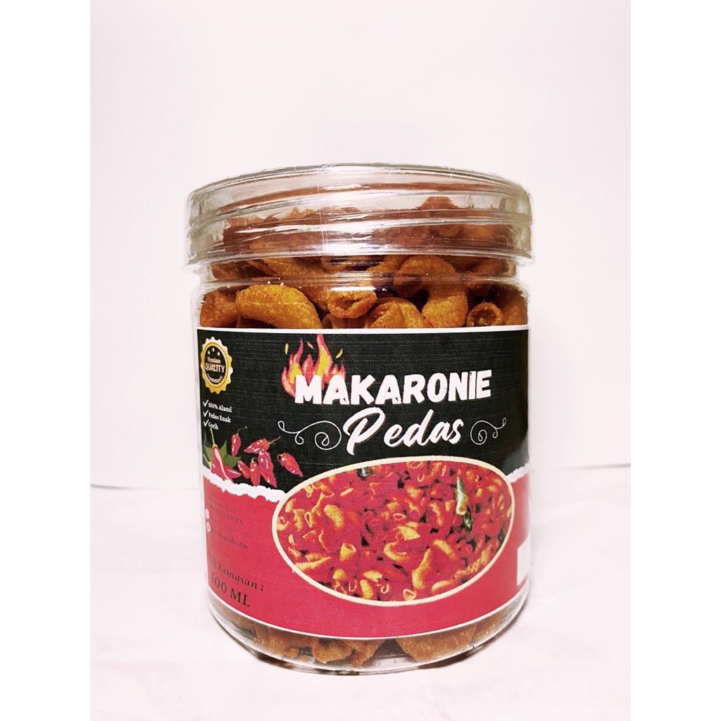 

MAKARONIE KERING PEDAS 500 ML / MAKRONI KERING MERCON