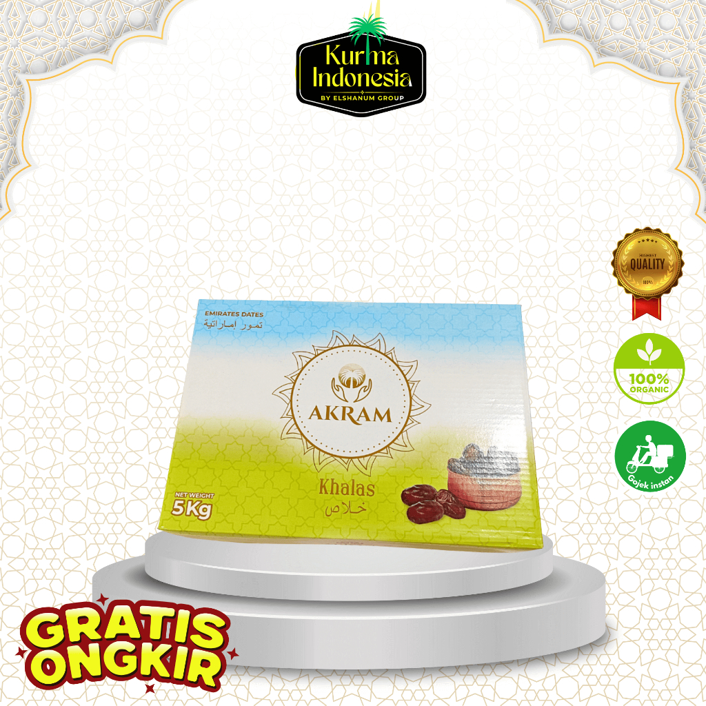 

Kurma Khalas 5kg Original Best Quality Premium Almadinah - kurma indonesia