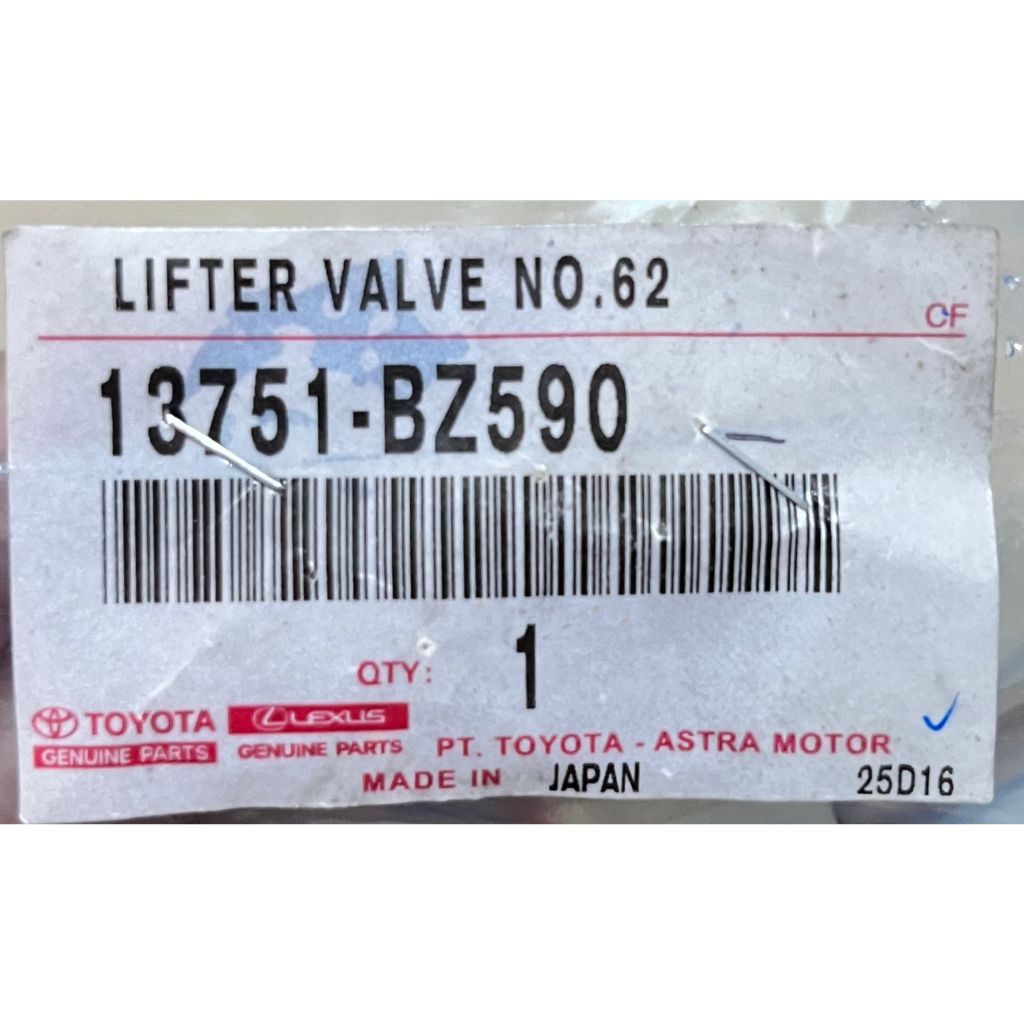 BOTOL KLEP NO = 62 TOYOTA AVANZA / RUSH