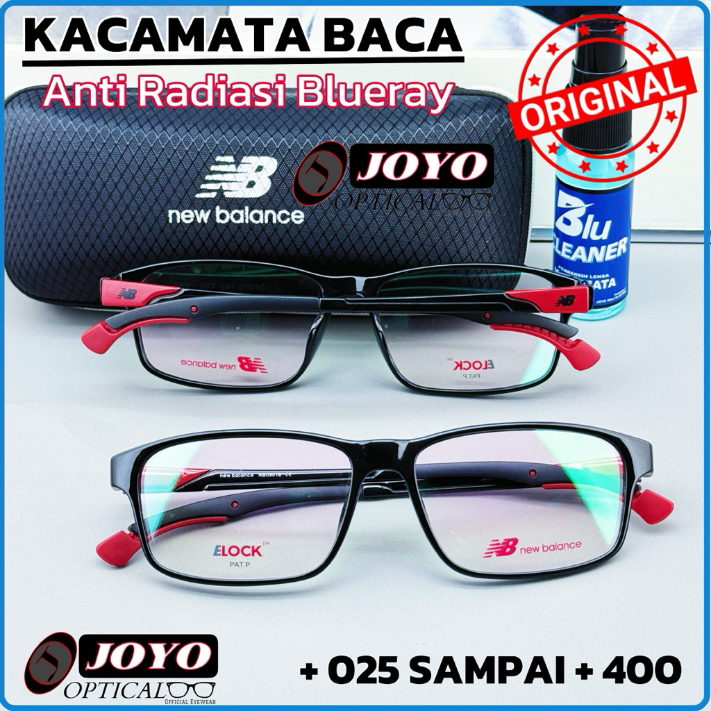 Kacamata Baca Plus Pria Anti Radiasi Blueray +150 +175