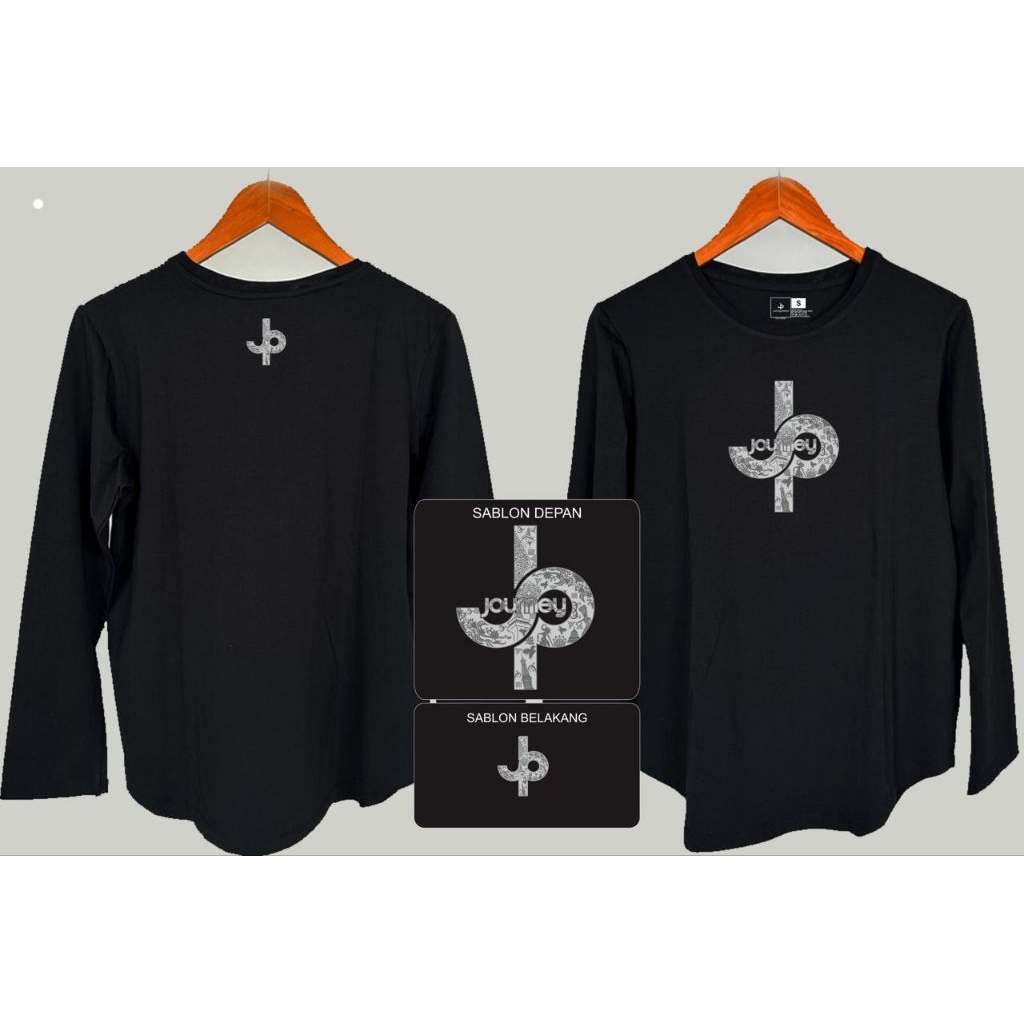 Kaos JP Black✔️kaos hitam, kaos journey