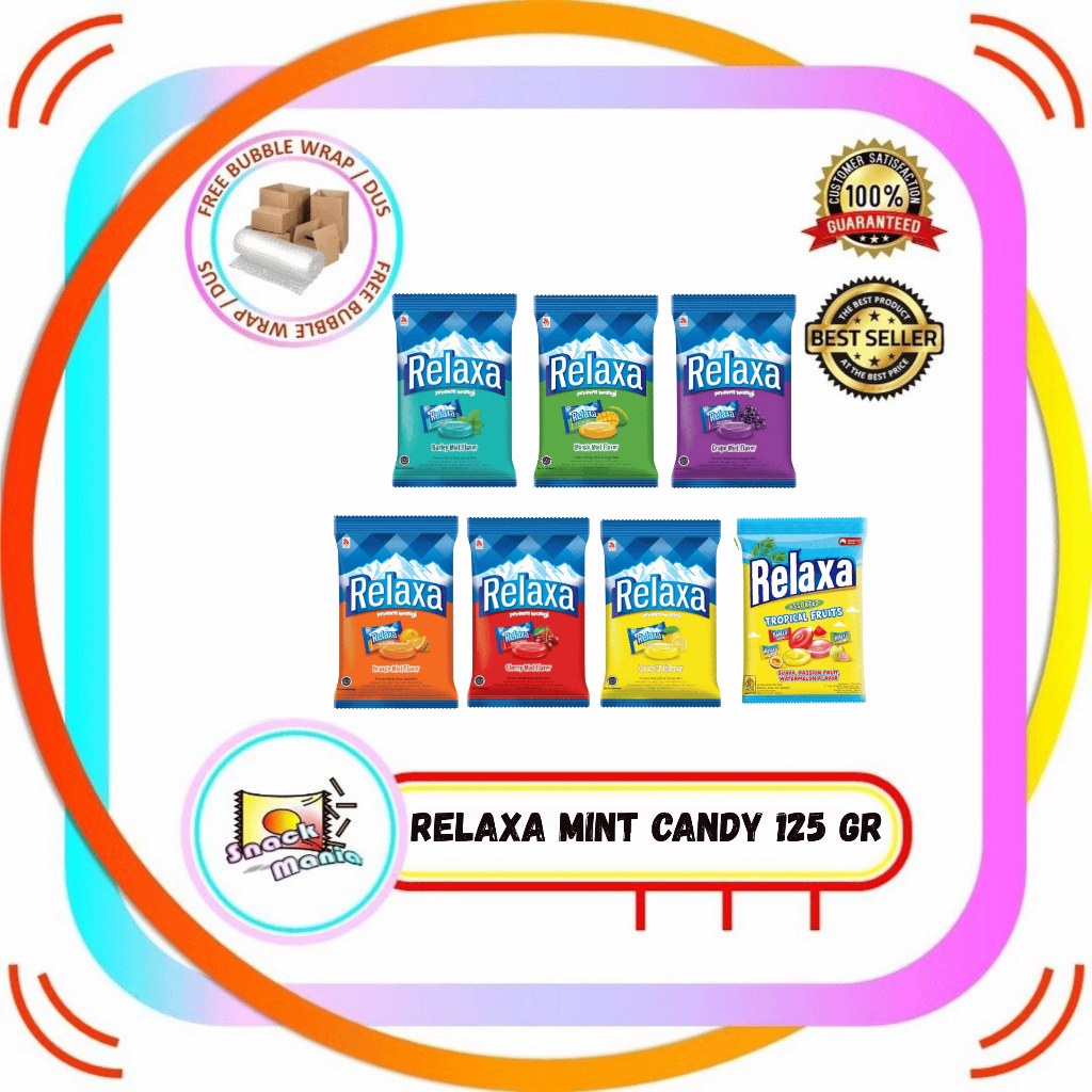 

Relaxa Permen Wangi Barley | Cherry | Mango | Lemon | Grape | Orange Mint 125 gr Candy