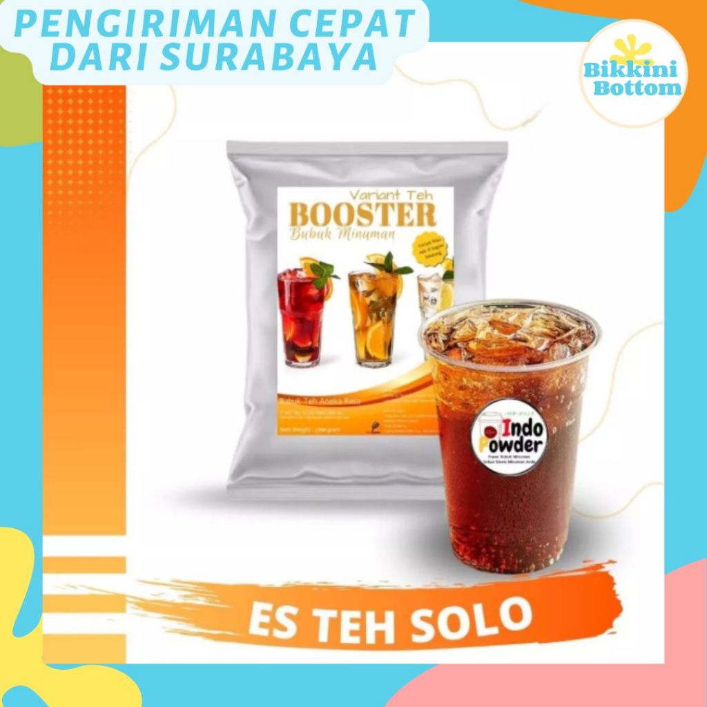 

Bubuk Minuman | Bubuk Teh | Powder Drink - ES TEH SOLO INDOPOWDER BOOSTER 1KG Bubuk TEH SOLO 1KG