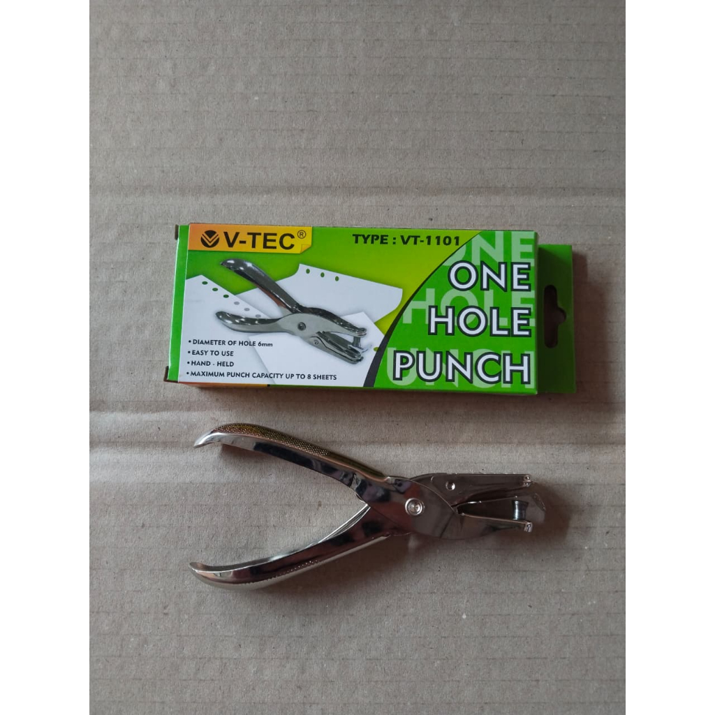 

Pembolong Kertas / Pelubang Kertas 1 Lubang V-Tec