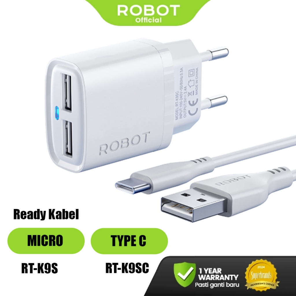 Robot Charger Type C Micro RTK9S RTK7S RTK8S RTK4S RTK5 Fast Charging