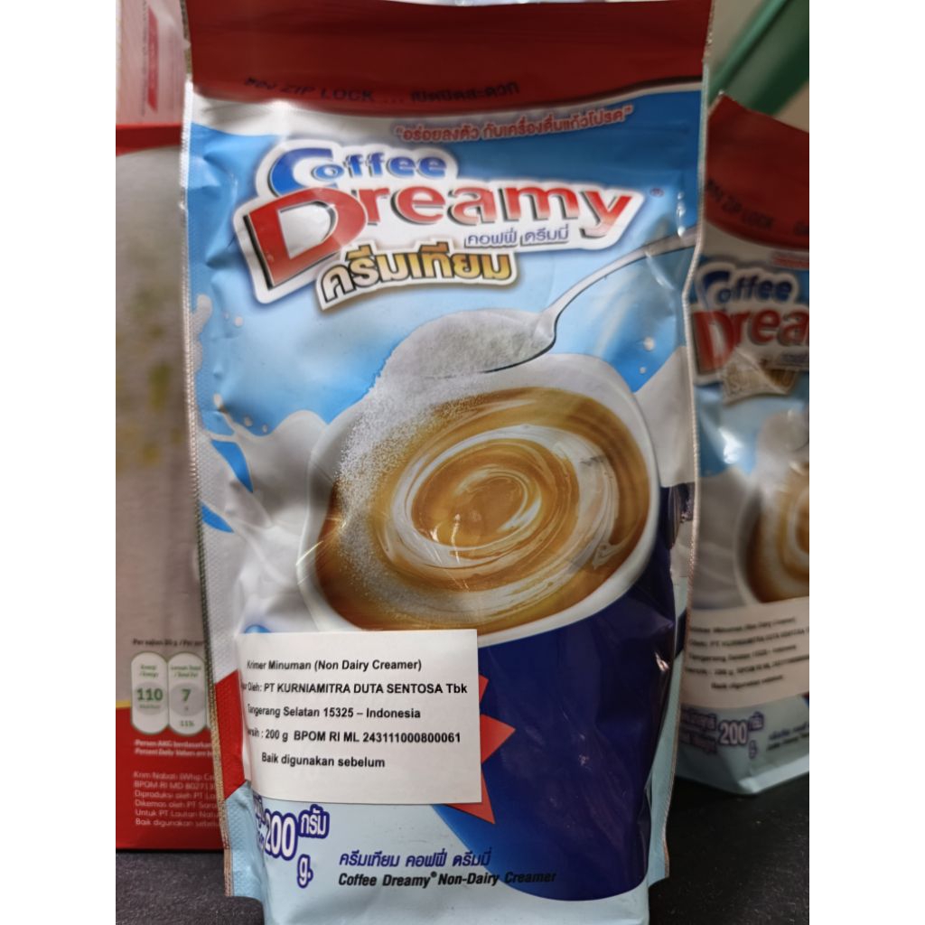 

Coffee Dreamy Non Dairy Creamer / Bubuk Krimer Creamer 200gr