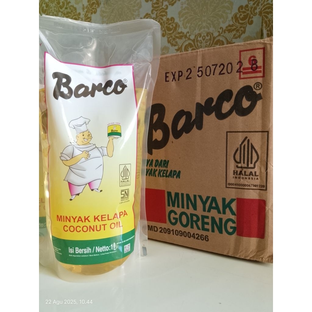 

BARCO MINYAK KELAPA 1 LITER REFILL / POUCH