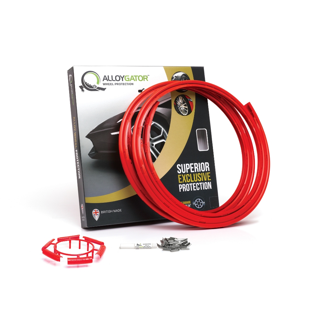 Alloygator Pelindung Velg Mobil Exlusive Red Ring 12-24 Inch