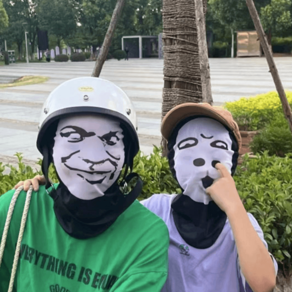 Toybebe Topeng Lucu Ekspresi Wajah Lucu / Topeng Ugly Face Lucu /Masker Ekspresi Wajah Abstrak Unik