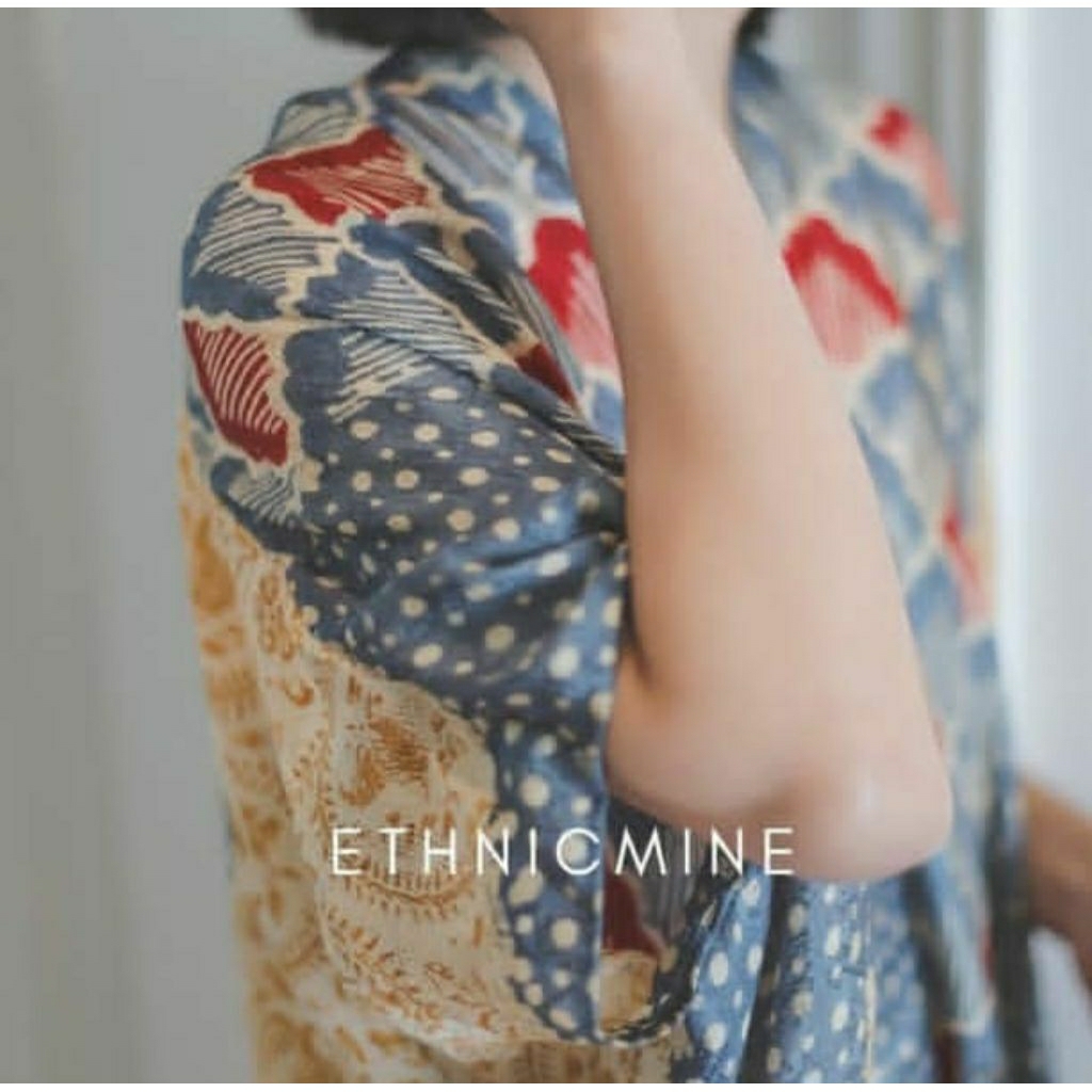 Ethnicmine - Anjani Dress Kaftan Kondangan - Baju Lebaran PL