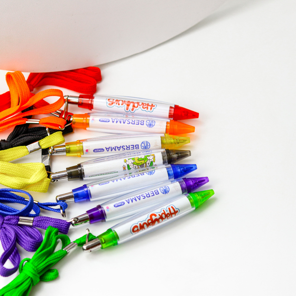 

Ballpoint CABE Custom Tulisan Sticker Bolpen Pulpen Pena Promosi / Pulpen Custom Nama / logo