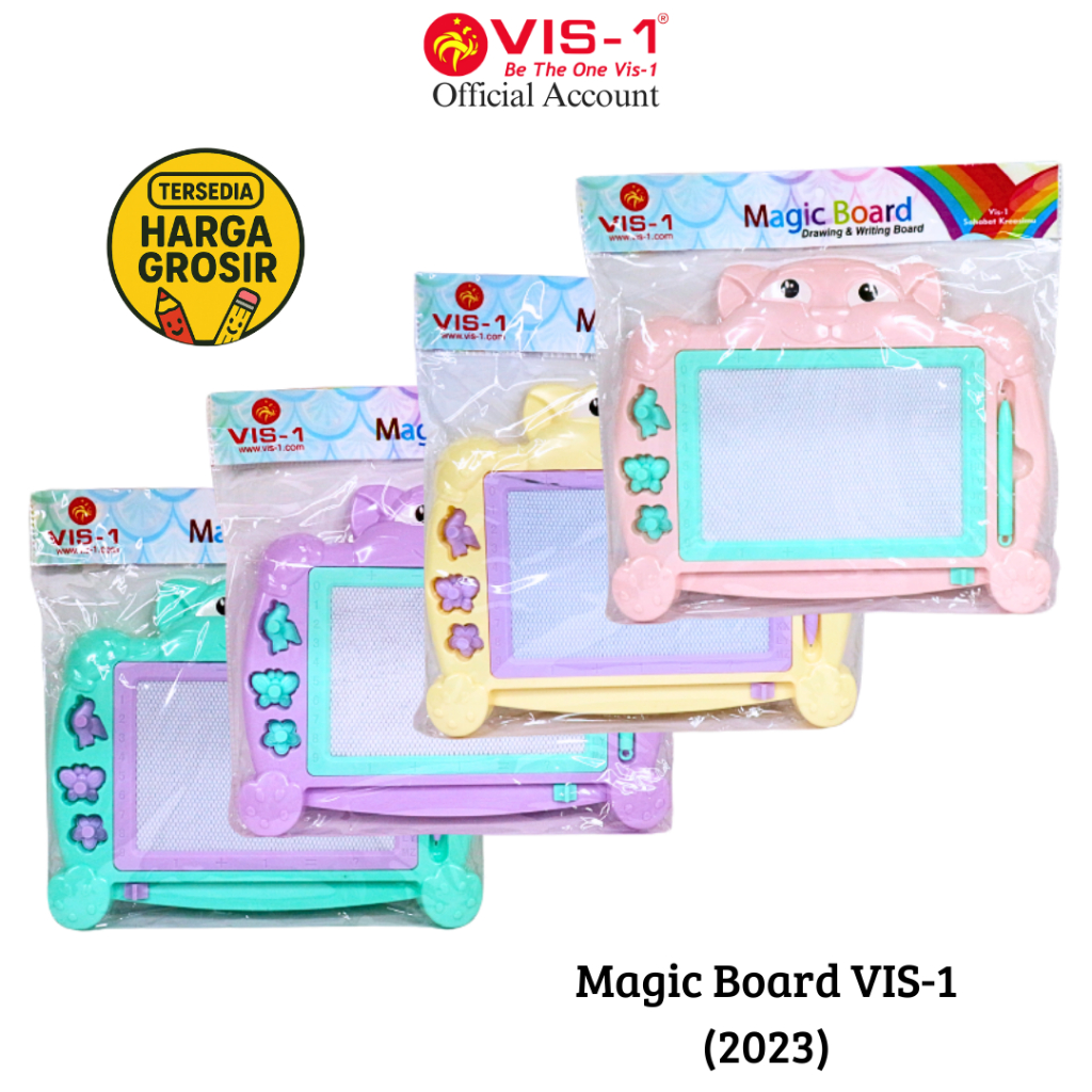 

VIS-1 Papan Tulis Magnet / Magic Board Motif Kucing 2023