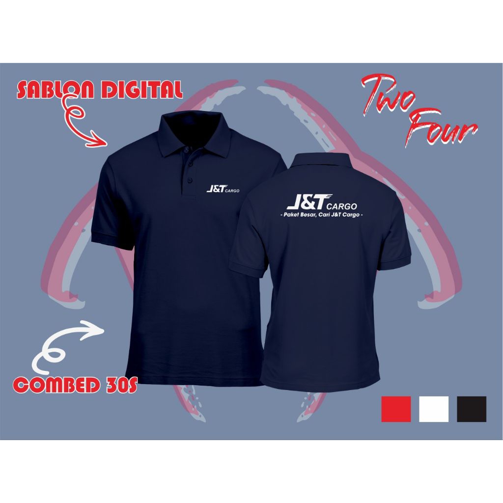 POLO JNT CARGO - KAOS JNT CARGO - BAJU JNT CARGO BEBAS WARNA