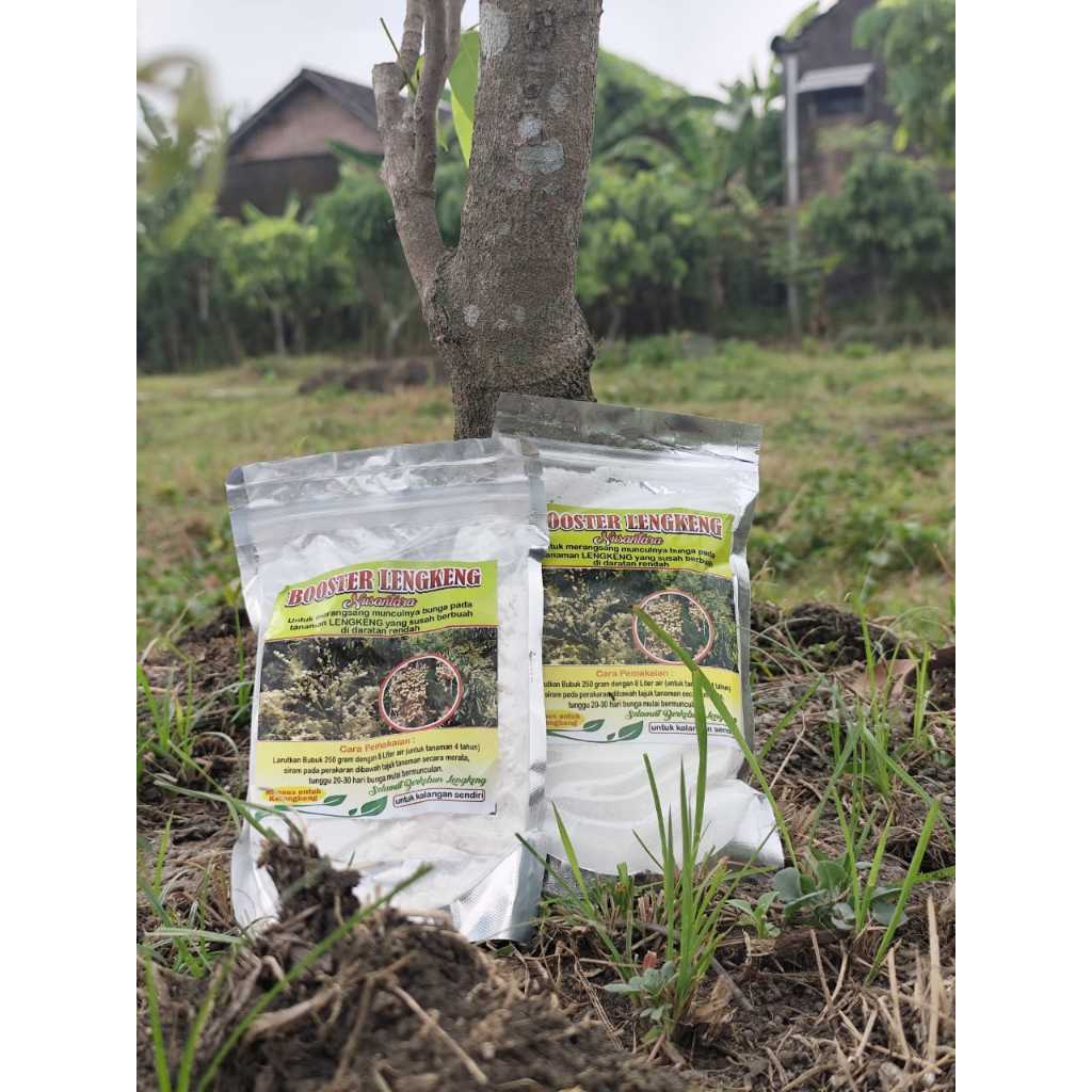 1 zak asli kemasan pabrik - pupuk ampuh boster kelengkeng murni 25kg