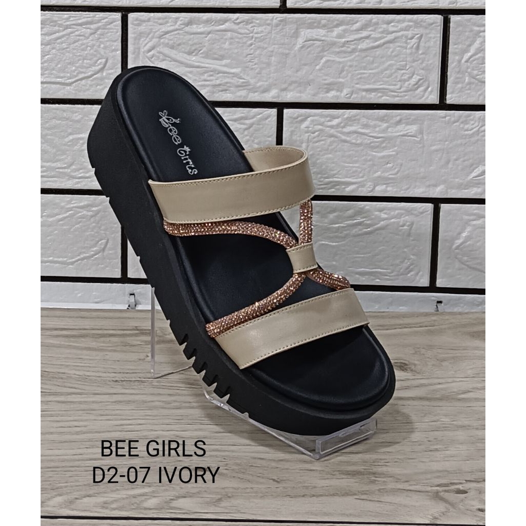 sandal cewek, sandal wanita, sandal jepit produk original BEE GIRLS