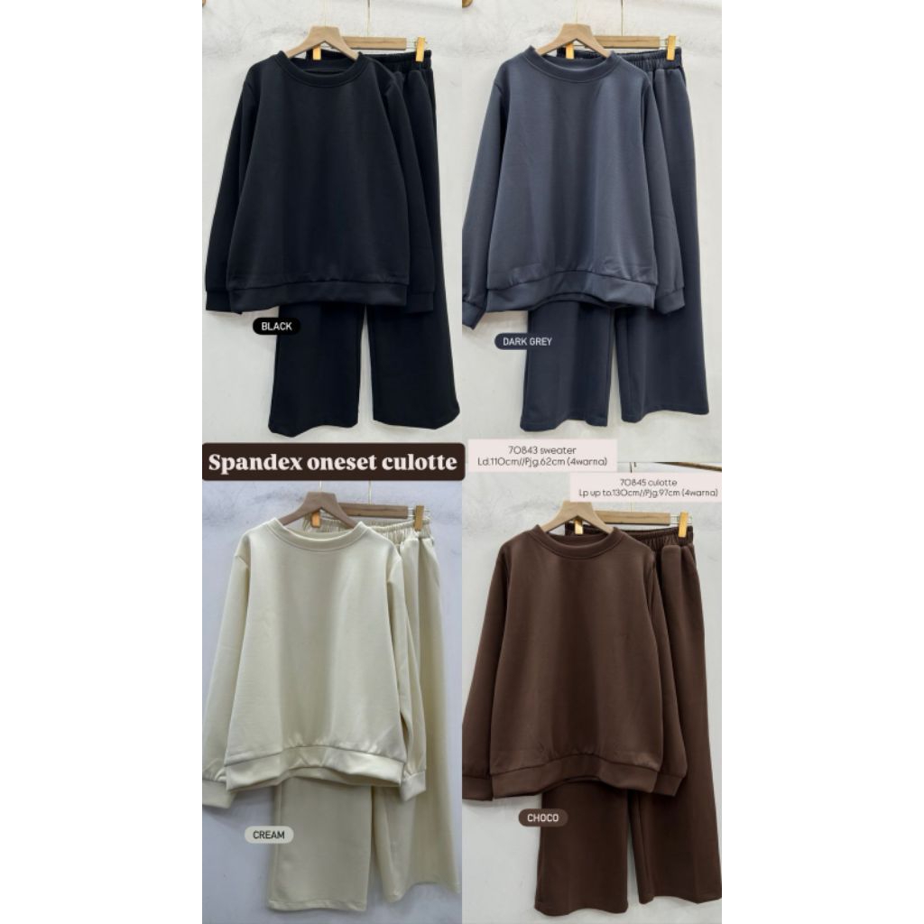 one set kaos spandek import