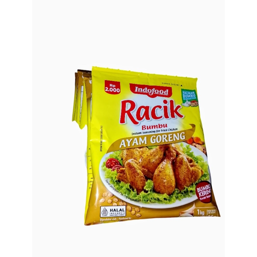 

Indofood bumbu Racik Ayam Goreng (1ren isi 10)