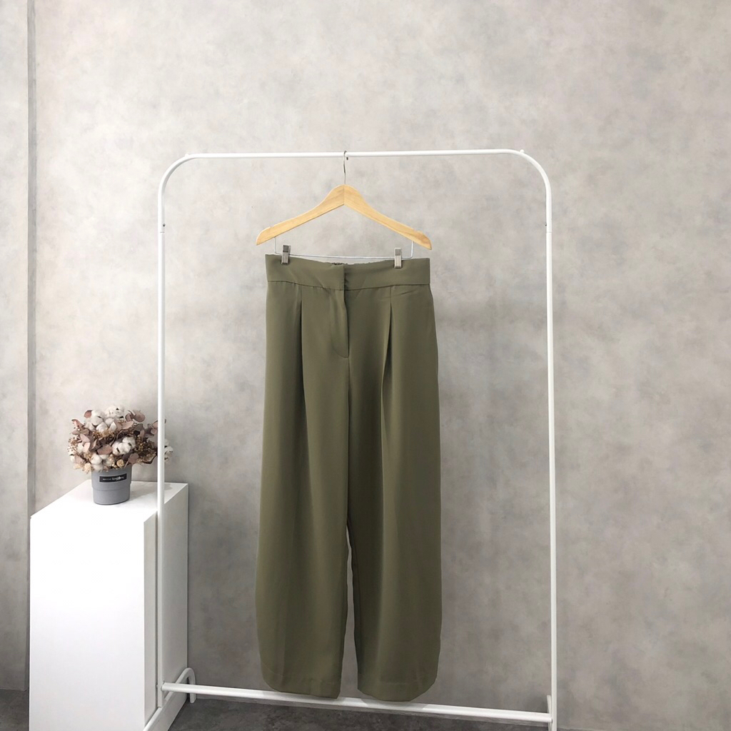 READY NEW Goulding Amalfi HW Cullote in Moss Green Size XL