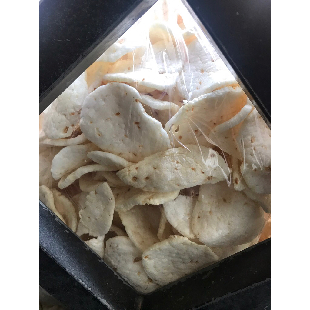 

kerupuk tempe bulat/putih 250gr