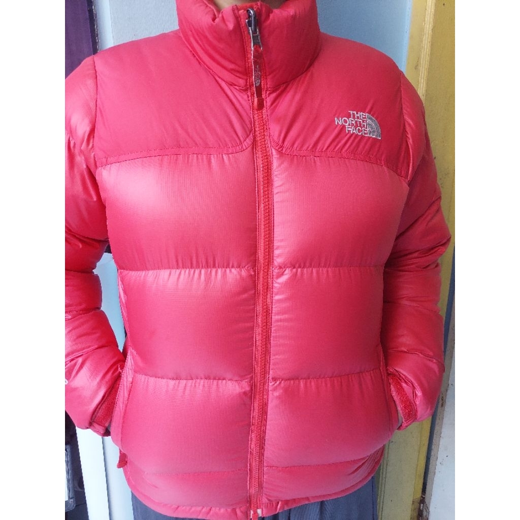 jaket bulu angsa second the north face nuptse pocketable
