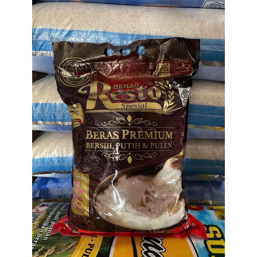 

BERAS PREMIUM RESTO KEMASAN 5 KG KHUSUS INSTANT