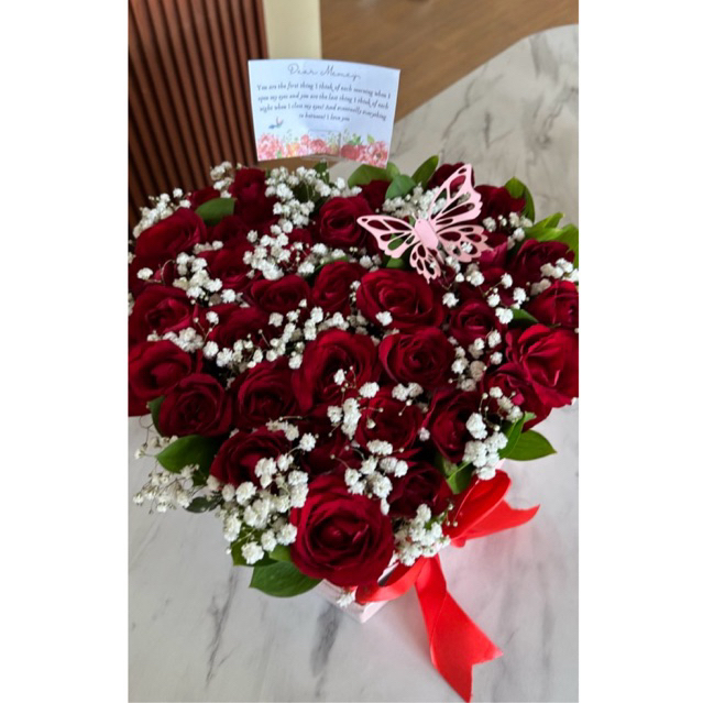 

Box love - flower rose jumbo (seonaflorist)