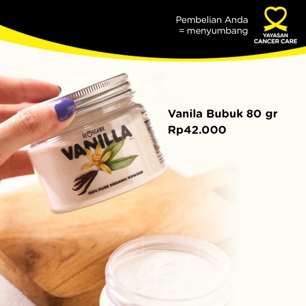 

Beorganik Vanilla Essence Powder Perisa Vanila Bubuk 80 gr