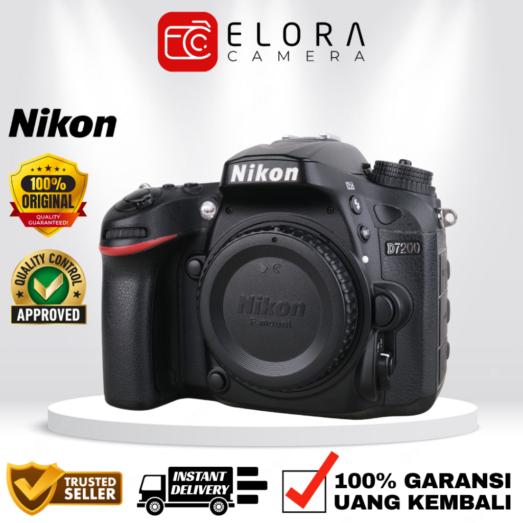 Nikon D7200 Body Only Camera / Kamera DSLR Nikon D 7200 / Nikon D7200 BO