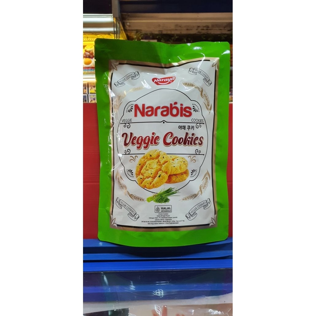 

Naraya Narabis Cookies 220gr ( 8pcs @27,5gr)