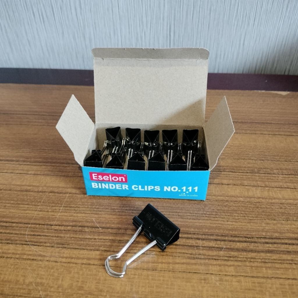 

Binder Clips Eselon No. 111 (per 1 kotak Kecil)