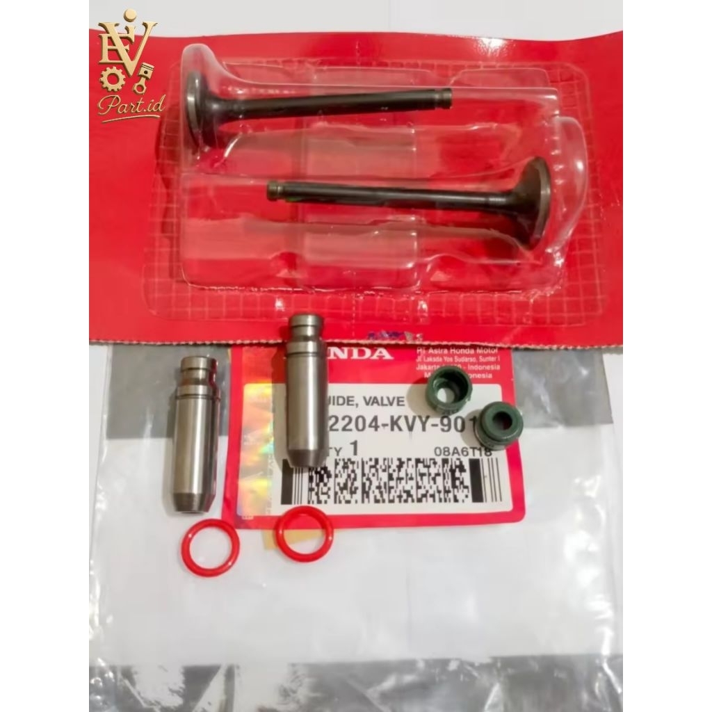 Bos botol klep+klep set seal klep Beat karbu Scoopy karbu spacy karbu vario 110 kode part(KVY)