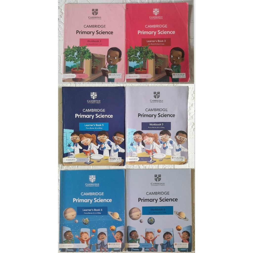 

Cambridge Primary Science 3 5 6 Workbook Learner's Book Second Edition