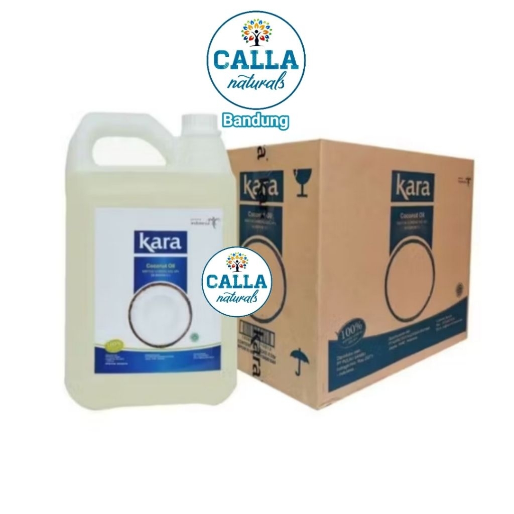 

(1dus isi 4pcs) 5L / 5000ml KARA MINYAK GORENG KELAPA | COCONUT COOKING OIL