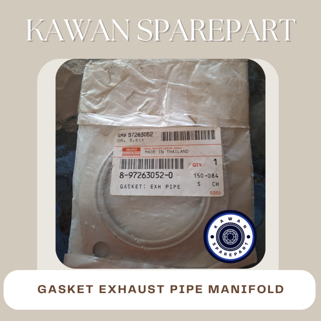 GASKET EXHAUST PIPE MANIFOLD (ISUZU) - I8-97263-052-0